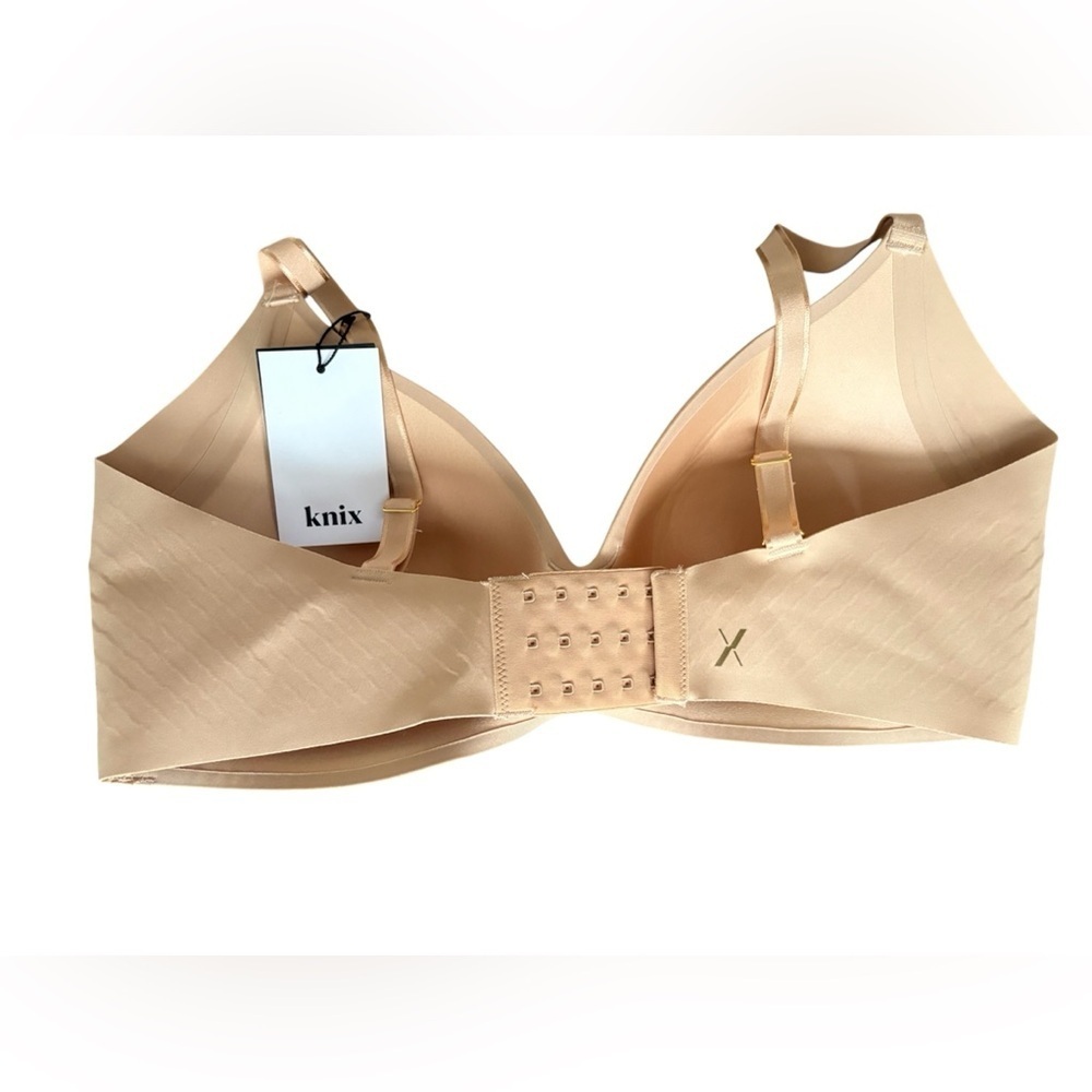 New Knix Wingwomanbra contour wireless bra beige colour size 7+ (36DDD/E) - Picture 4 of 9